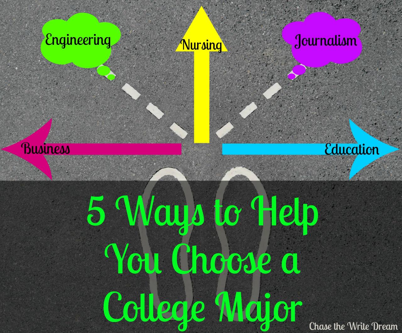 Major college choice count selecting making part career grow want when do