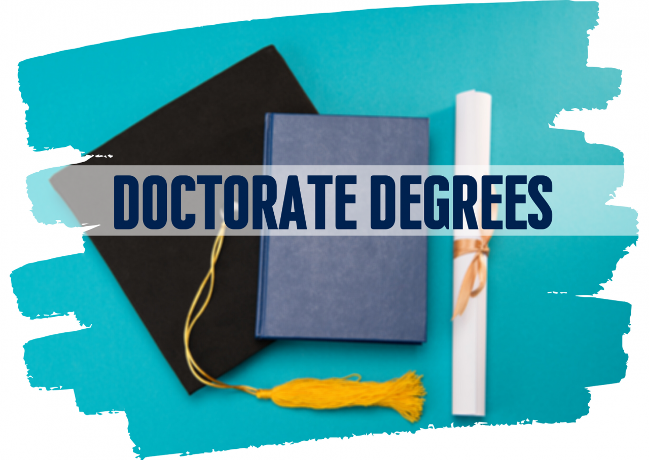 Is a doctorate in education necessary for leadership positions in education?