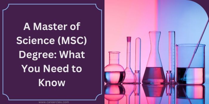 Msc master science