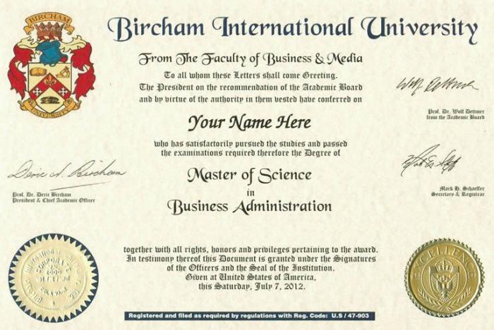 Masterdegree