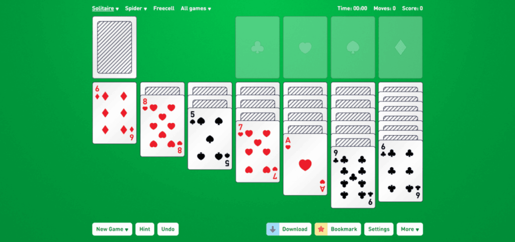 Solitaire online