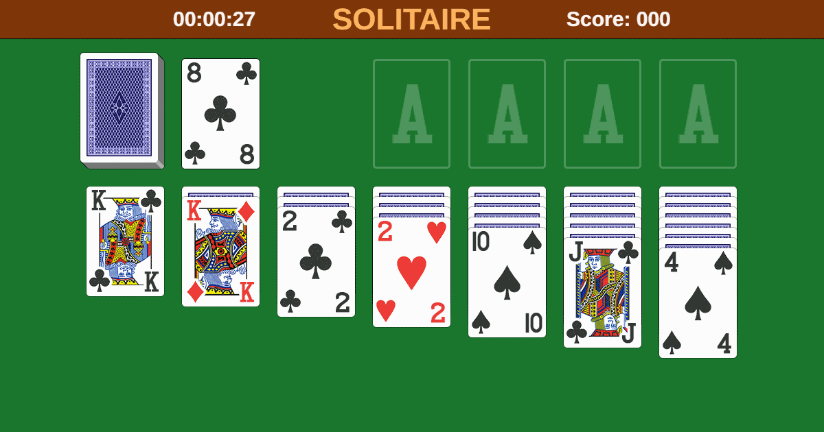 Play Solitaire for Free and Online in Full Screen